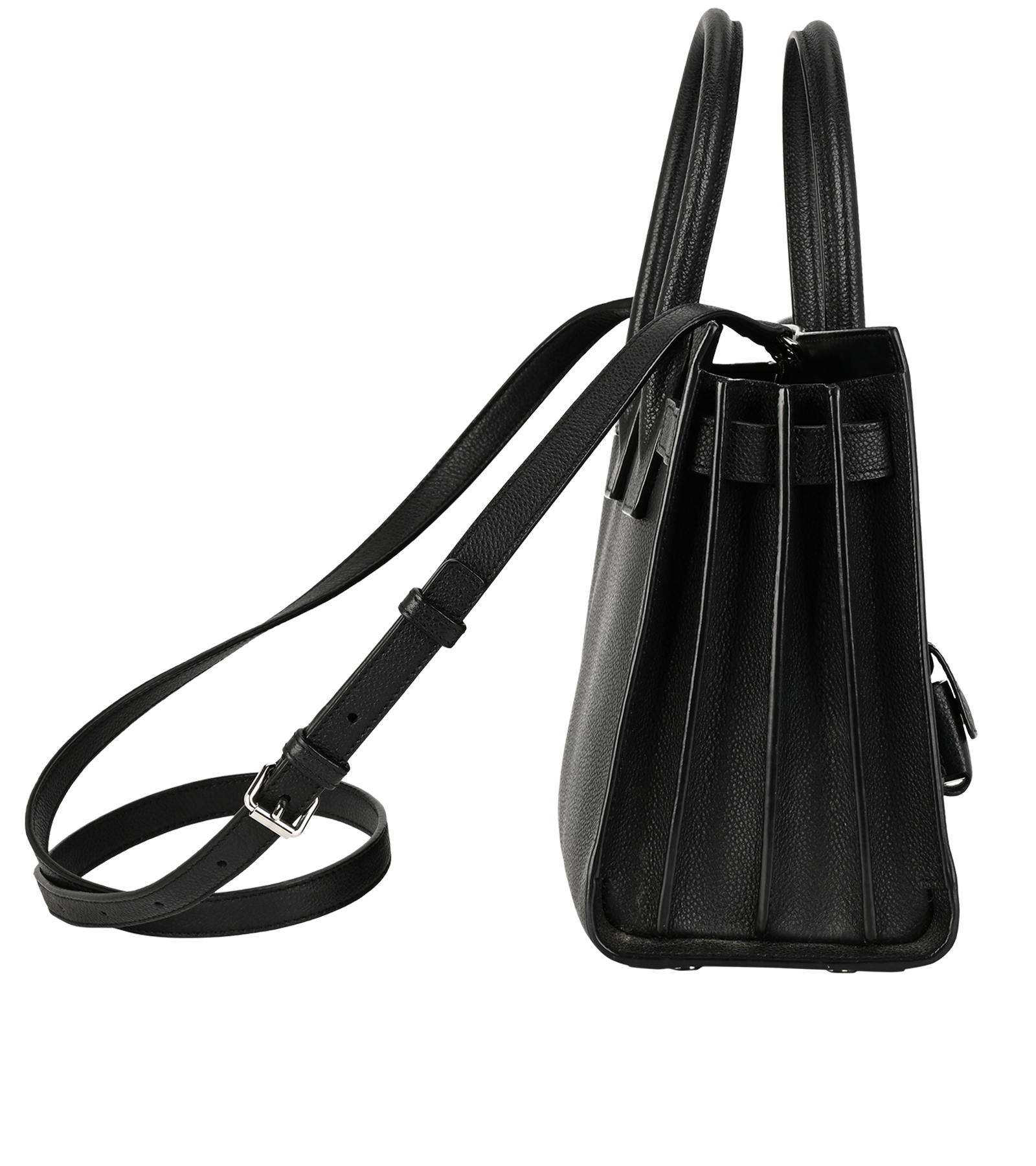 Small Sac De Jour, &pound;1,100, Handbags, Black, Leather, Side view